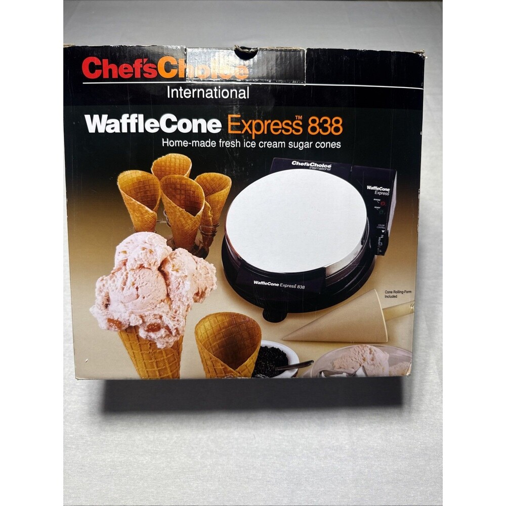 Chef's Choice International Waffle Cone Express Model 838  Waffle Cone Maker